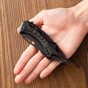 Coltello Pieghevole da Esterno, Coltello da Frutta Portatile, Coltello da Sopravvivenza per la Natura Selvaggia, Strumento Militare in Acciaio Inossidabile ad Alta Durezza e Affilato - Product Image 3