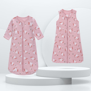 Sacco Nanna Estivo per Neonati, Tutina Anticaldo in Puro Cotone Traspirante, Pigiama Intero Anti-Calcio, Dropshipping - Product Image 1