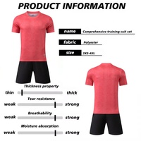 Kaos Sepak Bola Sublimasi Poliester Pakaian Olahraga Dewasa Seragam Sepak Bola Custom Murah Jersey Sepak Bola Cepat Kering