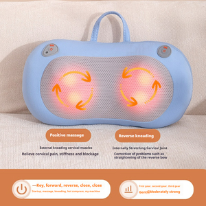Portable Electric Mini Pillow for Body <strong>Relaxation</strong> <strong>Sleep</strong> Assist Kneading Massage Timing Control for Head Neck Waist Application