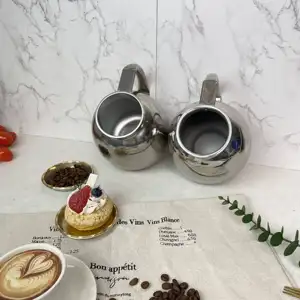 Bule de água portátil para chá, bule turco de aço inoxidável para café árabe, fabricante de aviões
