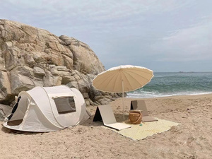 Tienda automática para 2 personas Senderismo pop up viaje familiar antimosquitos Tienda instantánea de un toque acampar al aire libre - Product Image 4