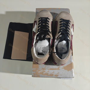 Zapatillas de invierno GGBD de cuero genuino de alta calidad con cordones, antideslizantes, cómodas, estilo skate, color dorado desgastado para caminar - Product Image 4