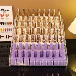 Exhibidor de Esmalte de Uñas Acrílico Transparente, Estante de Almacenamiento para Cosméticos, Lápiz Labial, Manicura, Herramientas de Arte de Uñas, Organizador de Esmalte - Product Image 2