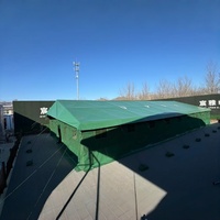 Tente chapiteau en toile de grande capacité 10m X 20m personnalisée à cadre Tente Africaine fabriquée et professionnelle Tendas