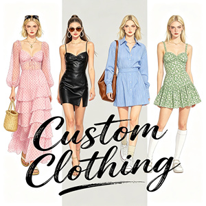 Produttore di <span class=keywords><strong>Abbigliamento</strong></span> Personalizzato di Alta Qualità, Abito Estivo Elegante e Casual per Donne, Produttori di <span class=keywords><strong>Abbigliamento</strong></span> per Brand - Product Image 1