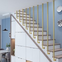 Support de fixation personnalisé en acier inoxydable écologique pour garde-corps d'escalier de grenier, design moderne pour villa et appartement