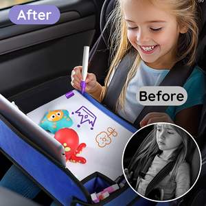 Extensor de Asiento de Avión para Niños Pequeños, Reposapiés de Viaje, Cama para Niños, Asiento de Viaje Portátil para Bebés - Product Image 2