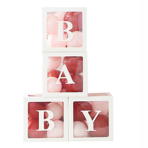 2020 <span class=keywords><strong>bonne</strong></span> <span class=keywords><strong>année</strong></span> amour bébé révèlent douche nuptiale ballon décorations de boîte - Product Image 2