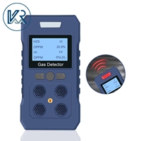 Détecteur de gaz portable 4-en-1 Kemingrui |   Moniteur H2S O2 CO LEL avec alarme sonore/vibrante