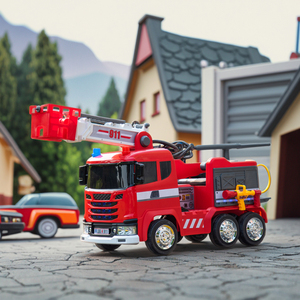 Camión de Bomberos Eléctrico de Control Remoto de 12 Voltios de Alta Calidad para Niños, Juguete Personalizable con Certificación CE, con Ruedas Pequeñas para Bebés - Product Image 5