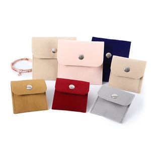 Bolsas de Franela para Joyería, con Cierre de Botón, Pequeñas y Elegantes, Personalizables, Venta al Por Mayor - Product Image 3