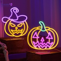 Bande lumineuse LED néon USB en PVC à motif toile d'araignée 3D rose pour Halloween, contrôle manuel, idéale pour les fêtes