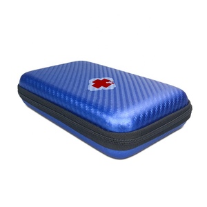 Trousse de premiers secours portable, pratique, robuste, petite, bleue, en EVA, pour voiture, maison, extérieur, sports, camping, randonnée - Product Image 3