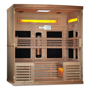 New Design Customize Sauna <strong>Steam</strong> <strong>Generator</strong> Outdoor Sauna Room With Salt Wall - Product Image 4