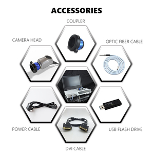 YKD-9101 y tế Ent cứng nhắc nội soi hệ thống với 19 "màn hình và tích hợp nguồn ánh sáng - Product Image 6