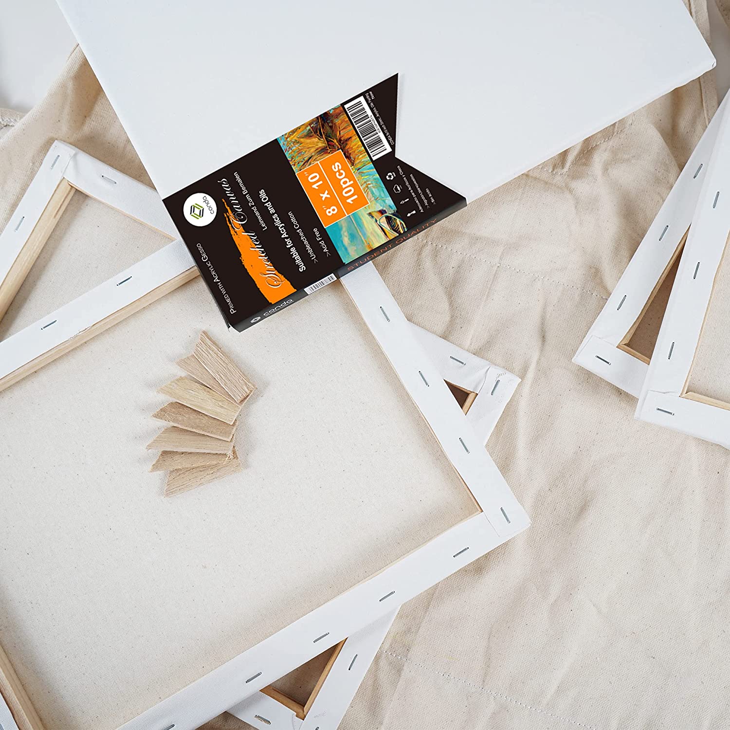 W & K растянутый чистый холст lienzo de lino canvas для покраски chinos 40x50