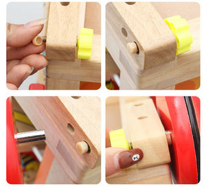 Crystal Wooden <strong>Montessori</strong> Beaded Maze Shape Recognition Math <strong>Toy</strong> with Cartoon Clock Design <strong>for</strong> <strong>2</strong>-5 <strong>Year</strong> <strong>Olds</strong> - Product Image 6