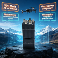 Radio maillée portable SDR pour communication longue portée, système de contrôle de drone, réseau maillé à fréquence sauteuse FHSS pour drone de levage lourd