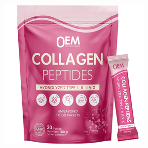 C vitamini hyaluronik asit desteği ile çok kollajen tam spektrum cilt sağlık peptidleri tozu - Product Image 1