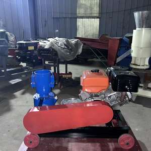 Machine à granulés d'aliments pour poissons moins chère avec moteur à essence pour les poissons, les poulets, les porcs, les lapins, la volaille, les animaux domestiques - Product Image 2