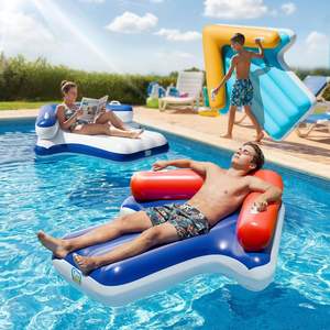 Flotador de piscina para adultos de malla, de fábrica BSCI FCCA SCAN Vietnam, para broncearse, juguetes acuáticos de verano para lago y piscina. - Product Image 5
