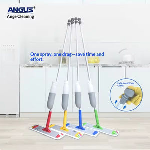 Mopa con Rociador de Uso en Seco y Húmedo, Mopa Plana Giratoria de 360° con Rociador, Mango de Aluminio, Limpieza de Pisos, Mopa de Microfibra - Product Image 5