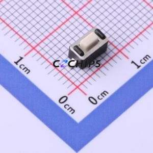 TC-3602-4.3-260G Tactile Switch SMD Switch Single Pole Single Throw Round Button 2.6N Vertical Mount - Product Image 1