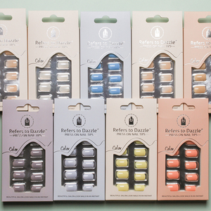 <span class=keywords><strong>Faux</strong></span> <span class=keywords><strong>Ongles</strong></span> Courts à Pression Style Français Nouveau Design en Gros, Couverture Complète, Matériau ABS, Couleurs Mixtes pour Salon de Manucure, Facile à Poser - Product Image 4