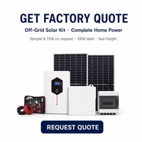 Kit Solaire Autonome 5.12kWh avec Stockage LiFePO4 et Onduleur Hybride – Solution Énergétique Complète pour Maisons en Zones Éloignées Sans Réseau Électrique