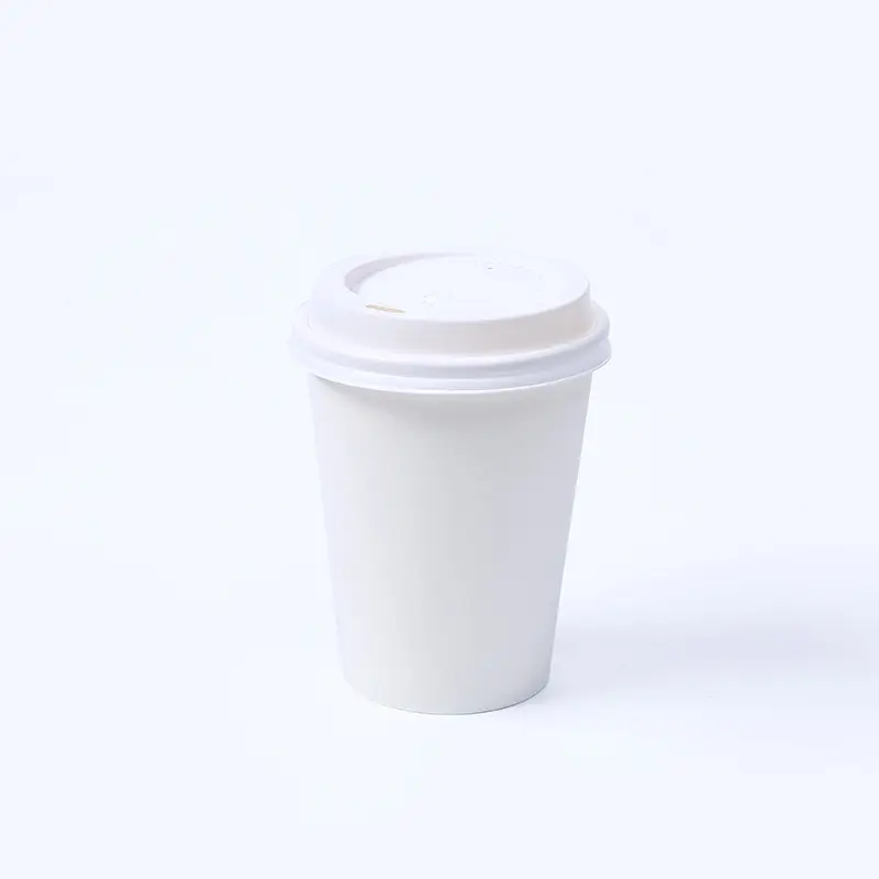 Gobelet en papier recyclable jetable à double paroi de 8oz 12oz 16oz avec logo personnalisé pour café chaud