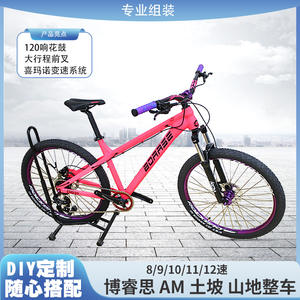 Vélo de montagne Borase 26 pouces, fourche rigide en alliage d'aluminium, vélo tout-terrain pour adultes unisexes - Product Image 3