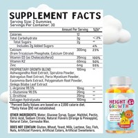 Complément alimentaire en gommes pour la croissance des enfants, 60 unités, calcium, vitamine D3, K2, zinc, collagène, saveur orange-ananas, pour les enfants de 4 ans et plus
