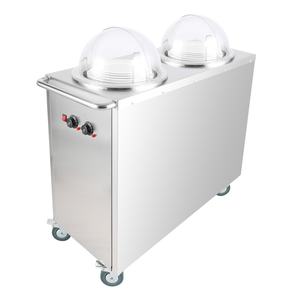 Armoire chauffe-plats commerciale en acier inoxydable 500W Électrique Écologique Design moderne pour hôtels et restaurants - Product Image 5