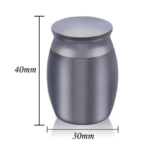 Urnes de crémation gravées en forme de patte de chien, pour cendres d'animaux de compagnie, Mini-urne commémorative humaine, souvenir en acier inoxydable-toujours dans mon cœur - Product Image 2