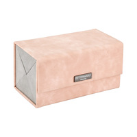Vente d'usine plusieurs 5 emplacements étui mode PU multicouche Triangle 4 lunettes de soleil pliantes boîtes de rangement sac pochette avec cintre
