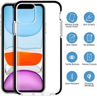 Lovecom — coque antichoc en TPU pour iphone, compatible modèles 11 pro, X, XR 13, avec impression personnalisée, noir, blanc, rose