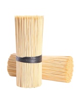 Barbecue personnalisé jetable de haute qualité 20cm 25cm 30cm 35cm 40cm brochettes rondes en bambou
