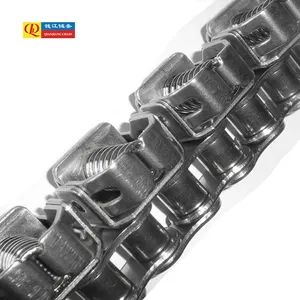 08B 304 rail clip film Stainless steel chain china supplier