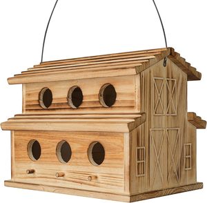 <strong>Outdoor</strong> <strong>Aviary</strong>, 6-Hole <strong>Outdoor</strong> <strong>Aviary</strong> - Rooms Suitable for 6 Bird Families - Bluebirds, Finches, Cardinals Hanging <strong>Aviaries</strong> - Product Image 1