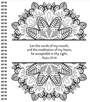 Color & Frame - Psalms à colorier (livre de coloriage pour adultes) Papier couché A4 Couverture rigide Reliure spirale Impression offset