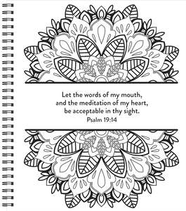 Color & Frame - Psalms à colorier (livre de coloriage pour adultes) Papier couché A4 Couverture rigide Reliure spirale Impression offset - Product Image 3