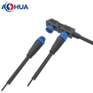 Conector de Cableado Impermeable <span class=keywords><strong>AHUA</strong></span> Personalizado, Compatible con Moldeo de Ensamblaje 1 a 2, Macho y Hembra, 2 Pines, con Certificación CE RoHS - Product Image 2