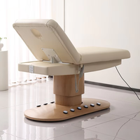 Table de massage électrique à 3 moteurs pour salon de beauté de luxe, lit de spa facial moderne et esthétique, réglable, pour clinique médicale avec chauffage