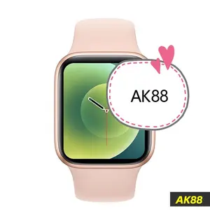 Smartwatch de desenvolvimento 2022 ak88 t5, tela touch full touch, popular, monitor de frequência cardíaca, ak88