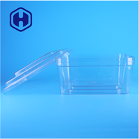 Conteneur en plastique PET transparent de qualité alimentaire pour bonbons, biscuits, gâteaux, fruits frais, desserts, emballage OEM ODM, fournisseur personnalisé, sans BPA