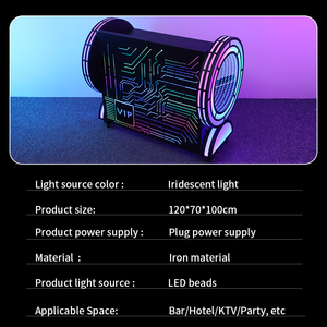Bàn DJ di động phát sáng tích hợp đèn LED, quầy bar di động có đèn LED, quầy bar chuyên dụng cho DJ và vũ trường - Product Image 5
