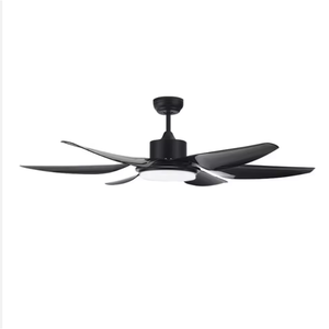 Ventilador de Techo de 60 Pulgadas, Superventilación, Estilo Nórdico Simple, Control Remoto, 6 Aspas, Fuente de Luz LED, Perfil Bajo, Moderno - Product Image 1