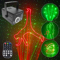 Projecteur laser 3d cube laser éclairage de Noël lampe d'animation animale pour Halloween Club dj lumières disco dmx lumière