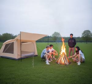 Tente pneumatique PoeticExist de 5,5 m² avec pompe portable, tissu Oxford imperméable pour le camping en plein air, vente en Chine - Product Image 6